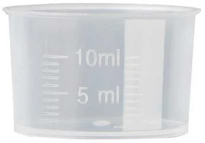 Oem Matavimo puodelis 10 ml - Plastikinis indelis su matavimo puodeliu