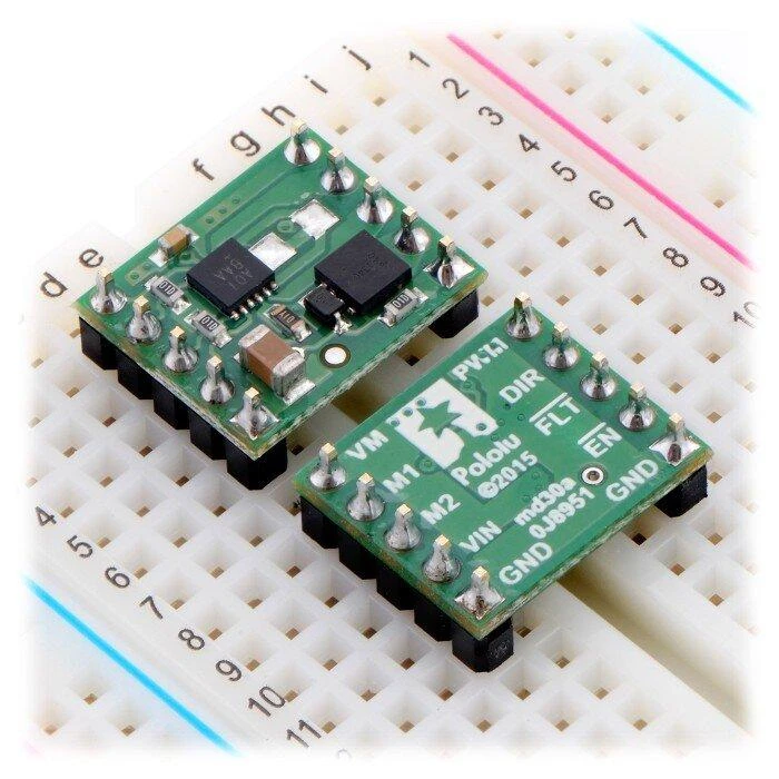 MAX14870, vieno kanalo variklio valdiklis 36V/1.7A, Pololu 2961