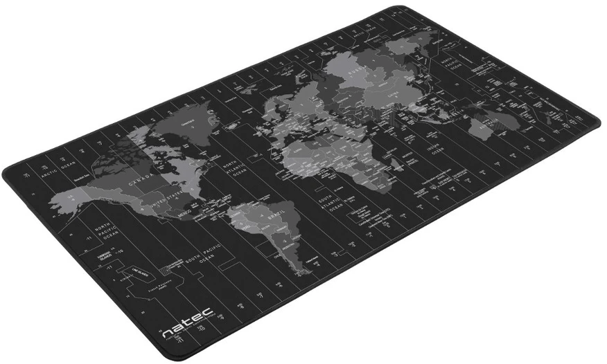 Maxi pelės kilimėlis – Natec laiko juostos žemėlapis – 80x40cm