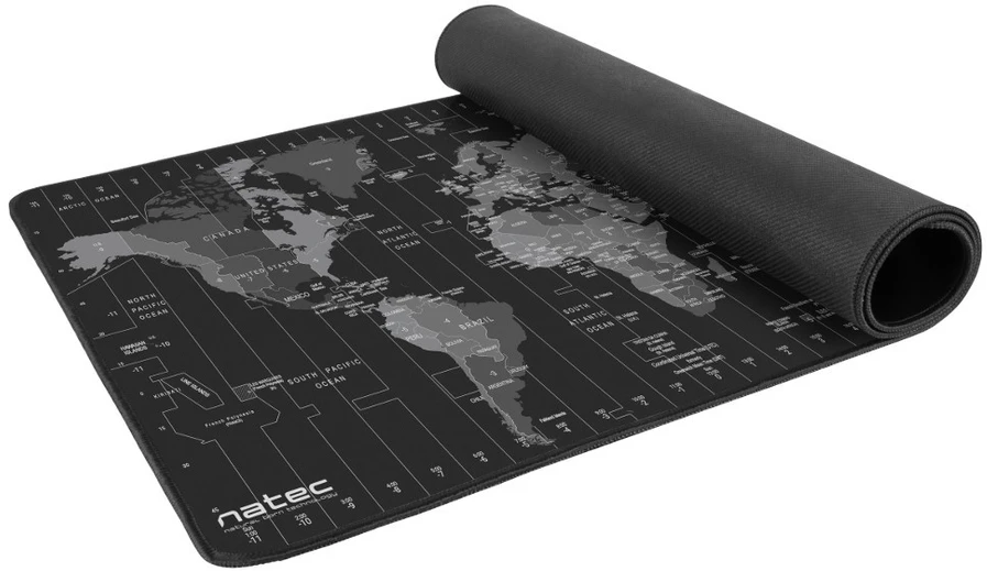 Maxi pelės kilimėlis – Natec laiko juostos žemėlapis – 80x40cm