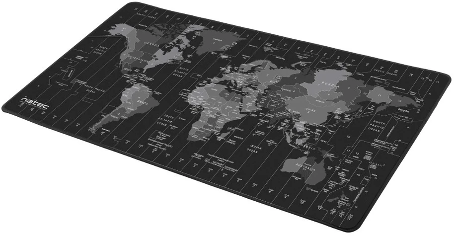 Maxi pelės kilimėlis – Natec laiko juostos žemėlapis – 80x40cm