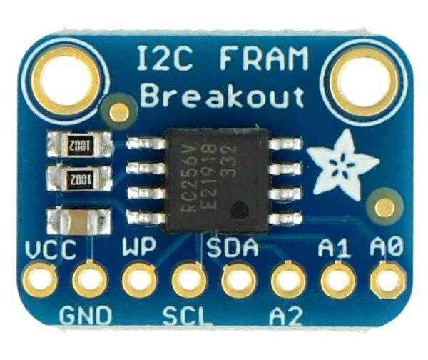 MB85RC256V FRAM modulis su I2C sąsaja
