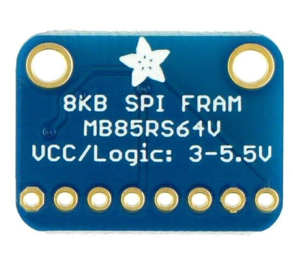 MB85RS64V, 64Kb / 8KB FRAM nepastovioji SPI atmintis, Adafruit 1897