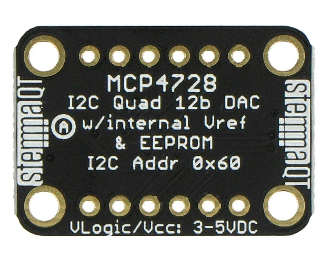 MCP4728 DAC I2C keitiklis, 4 kanalai + EEPROM, Adafruit 4470