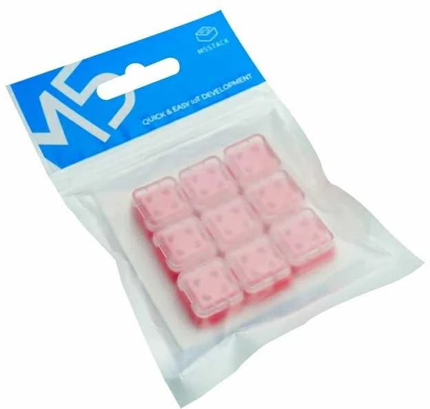 Mechaninės klaviatūros mygtukų dangteliai - 9 vnt, - M5Stack A153