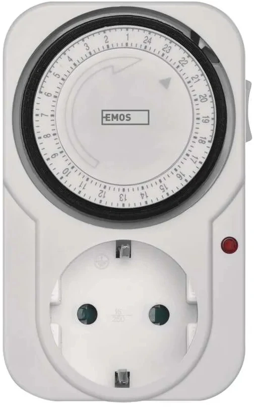 Mechaninis laikmatis TS-MD31, 230V AC, 16A, SCHUKO, EMOS