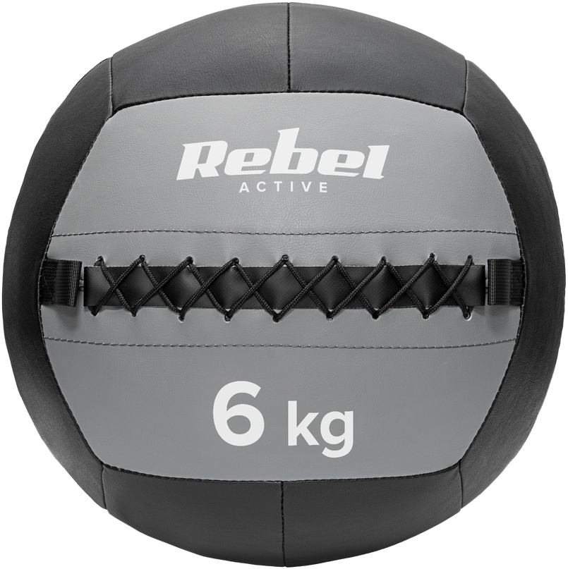 Medicininis kamuolys pratimams 6kg, REBEL ACTIVE