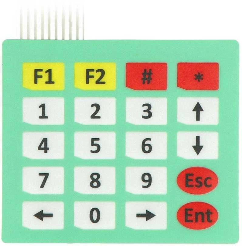 Oem Membraninė klaviatūra 4x5 - 20 mygtukų - lipni