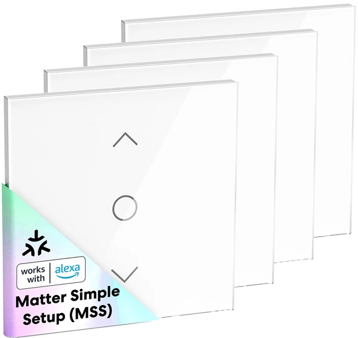 MEROSS MRS100MA(EU) Smart Wi-Fi (Matter) Roller Shutter Switch (4-Pack)