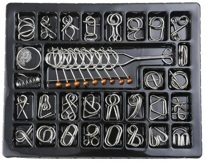 Oem Metalinė dėlionė A tipo 8 vnt, - Vielos dėlionės - Loginė dėlionė