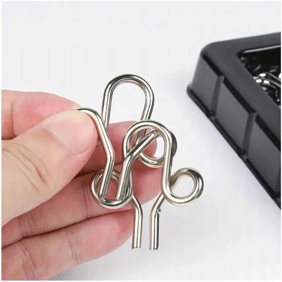 Oem Metalinė dėlionė A tipo 8 vnt, - Vielos dėlionės - Loginė dėlionė