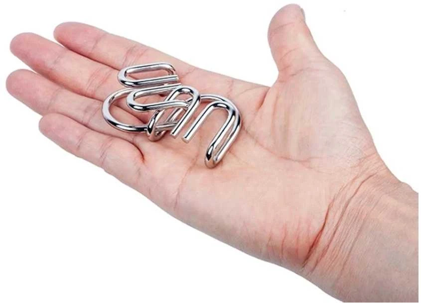 Oem Metalinė dėlionė C tipo 8 vnt, - Vielos dėlionės - Loginė dėlionė