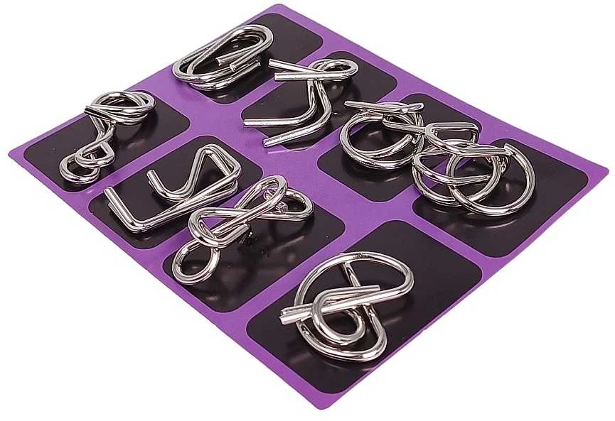 Oem Metalinė dėlionė C tipo 8 vnt, - Vielos dėlionės - Loginė dėlionė