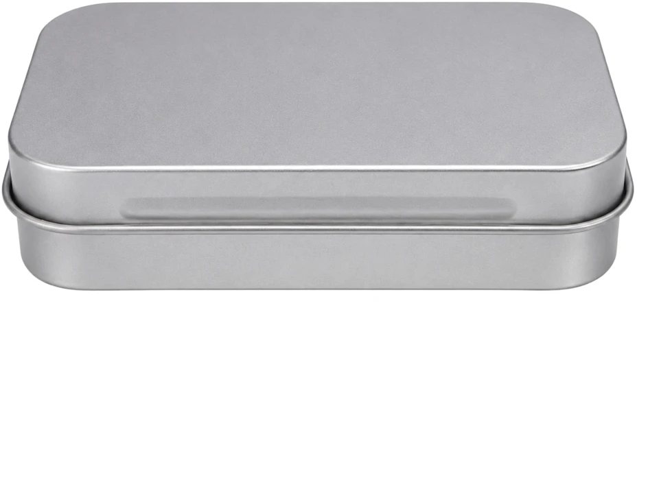 Metalinė dėžutė 95x60x21mm, užrakinama plunksnoms ir smulkiems daiktams