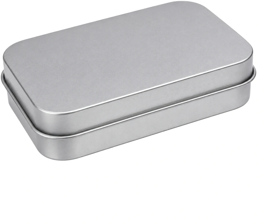 Metalinė dėžutė 95x60x21mm, užrakinama plunksnoms ir smulkiems daiktams