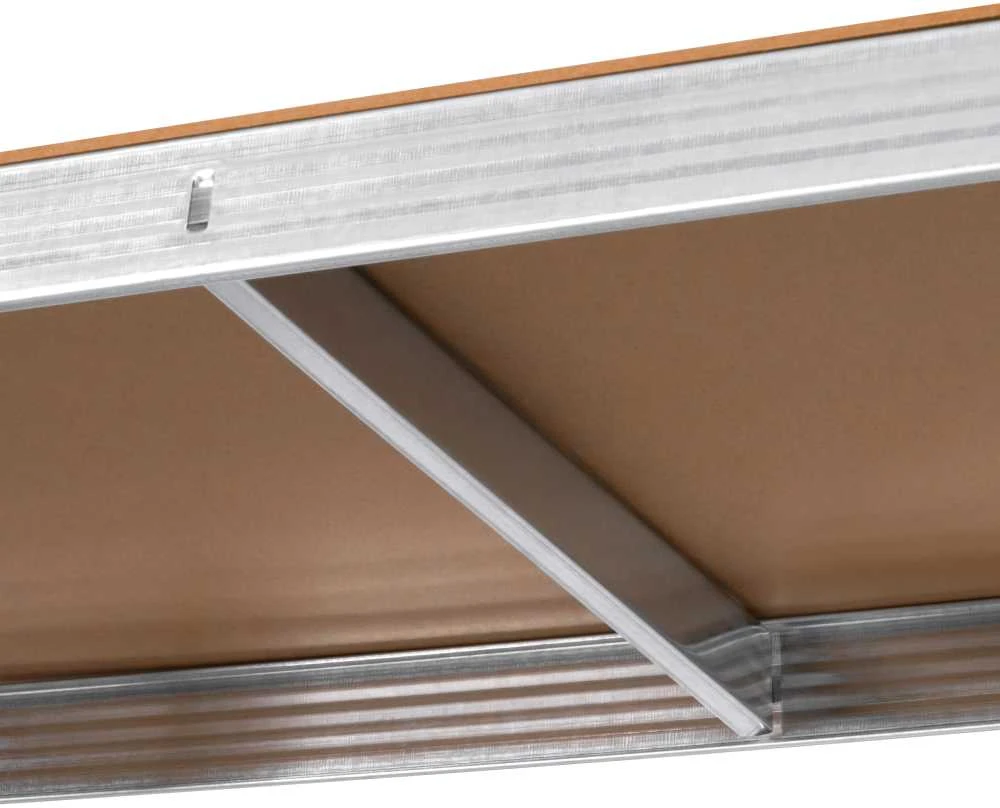 Metalinė sandėlio lentyna 180x90x40 raudona Rebel