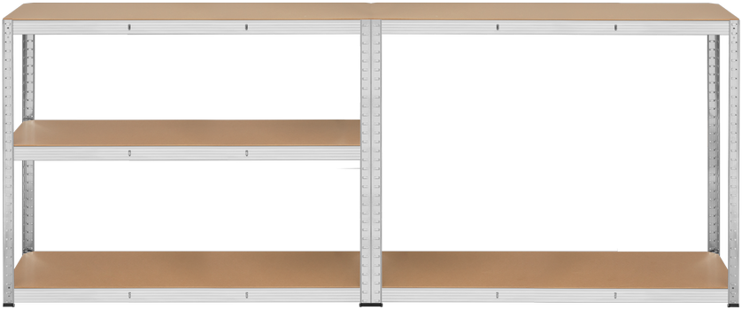 Metalinė sandėlio lentyna 205x120x45 sidabrinė Rebel