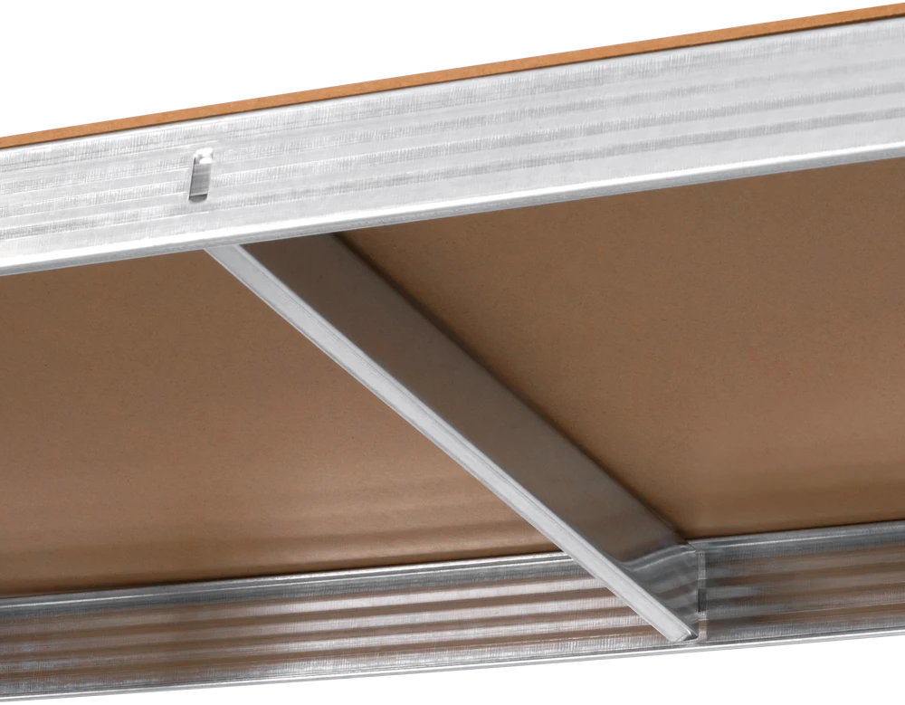 Metalinė sandėlio lentyna 205x120x45 sidabrinė Rebel
