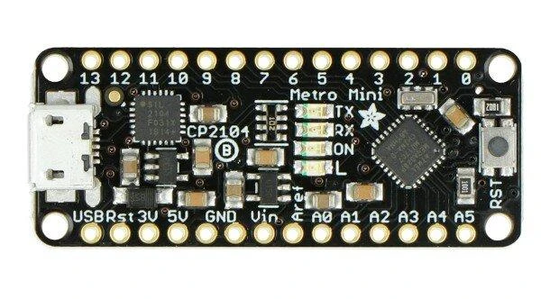 Metro Mini 328 plokštė su USB jungtimi ir išvestimis