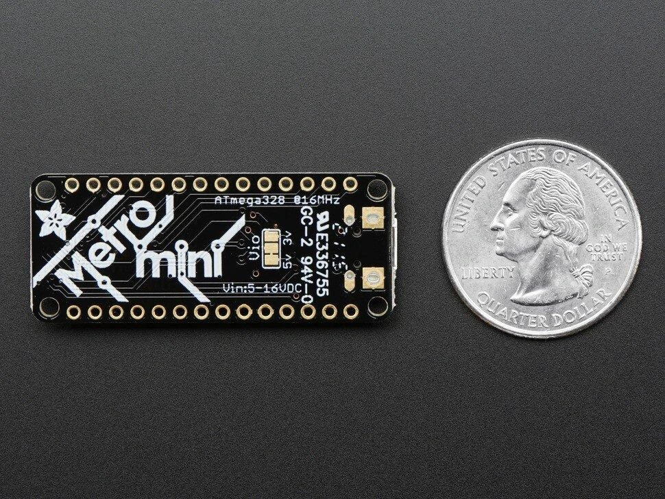 Metro Mini 328-5V / 16MHz, suderinamas su Arduino, Adafruit 2590