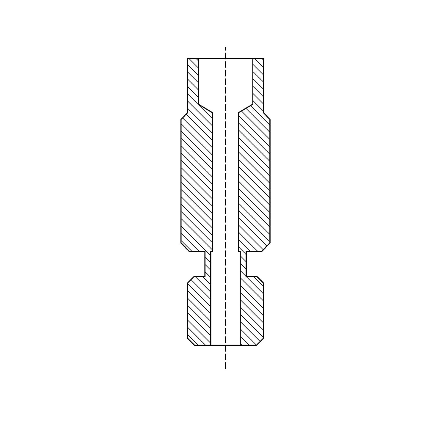 Micro Swiss dengtas dilimui atsparus ekstruderio vamzdelis - V6 1.75mm tiesioginis ir Bowden hotend