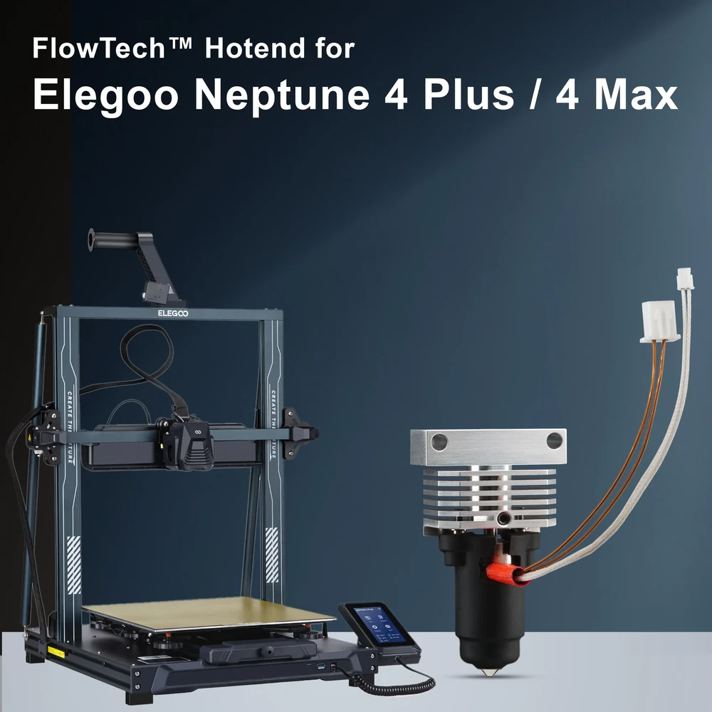 Microswiss Micro Swiss FlowTech™ Hotend, skirtas ELEGOO Neptune 4 Plus / 4 Max