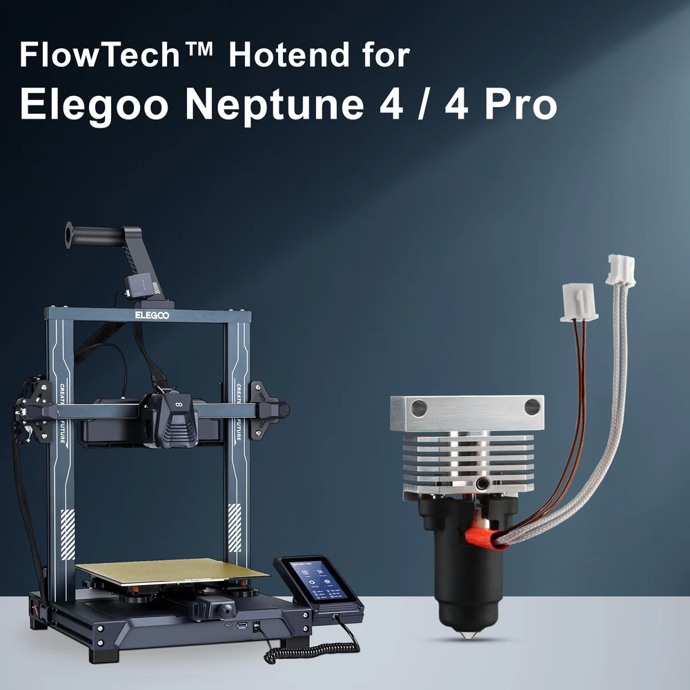 Microswiss Micro Swiss FlowTech™ Hotend, skirtas ELEGOO Neptune 4 / 4 Pro