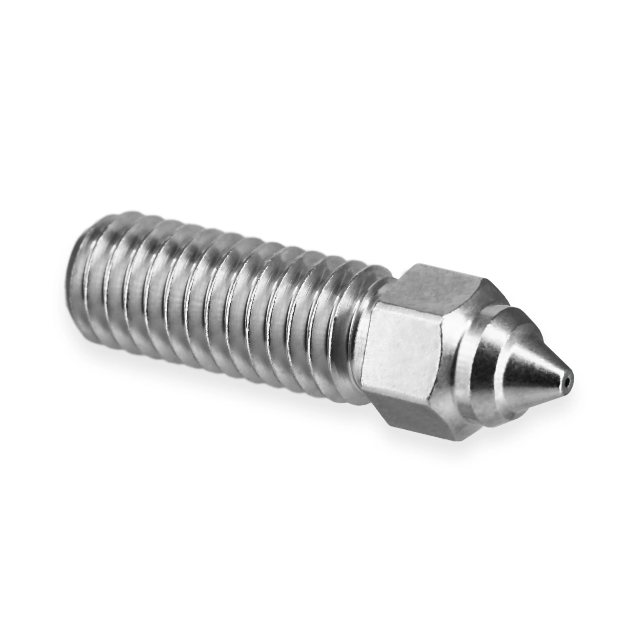 Micro Swiss 3D spausdintuvo antgalis, sidabrinis