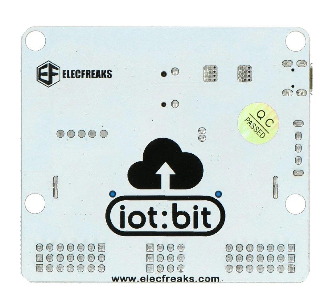 Micro:IoT plokštė – vaizdas iš viršaus