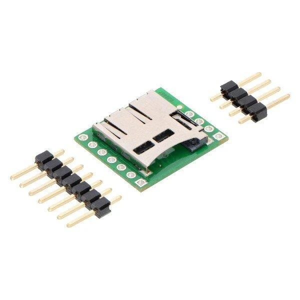 MicroSD skaitytuvo modulis su jungčių kaiščiais