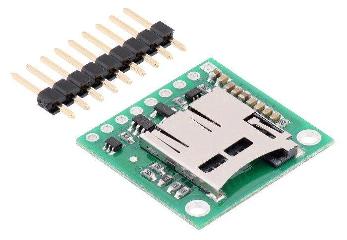 MicroSD modulis su pajungimo kaiščiais