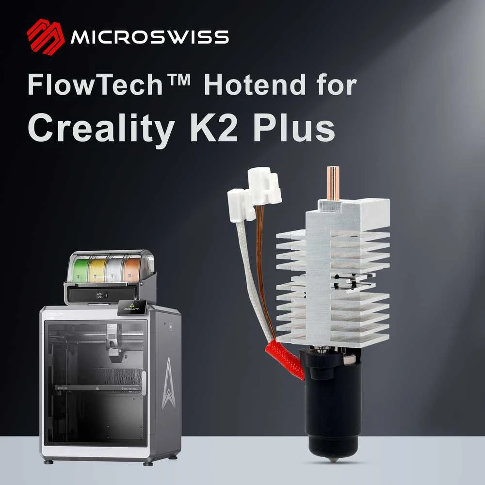 Microswiss FlowTech karštoji antgalis skirtas Creality K2 Plus
