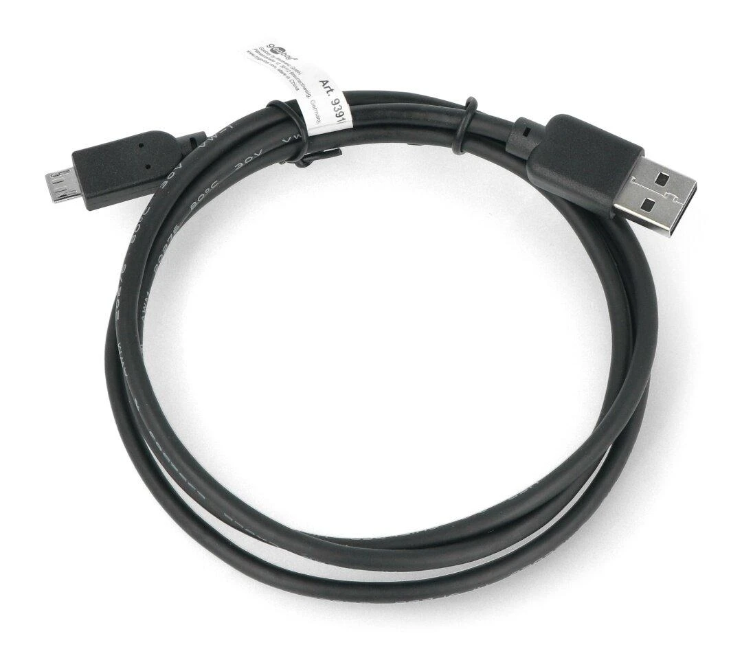 Goobay | USB 2.0 didelės spartos kabelis | 93918 | USB 2.0 kištukas (A tipas) | USB 2.0 mikro kištukas (B tipas)