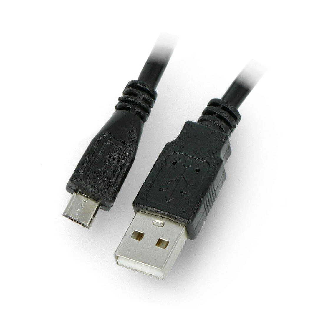 LANBERG CA-USBM-10CC-0010-BK cable USB 2.0 micro AM-MBM5P 1m juodas