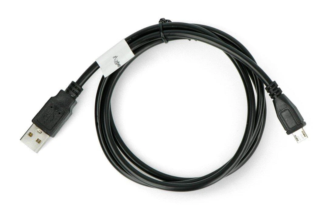 LANBERG CA-USBM-10CC-0010-BK cable USB 2.0 micro AM-MBM5P 1m juodas