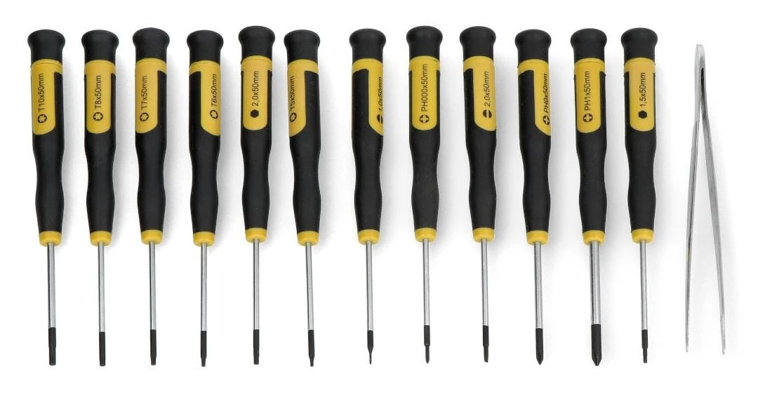 13 dalių atsuktuvų rinkinys PROXXON Micro