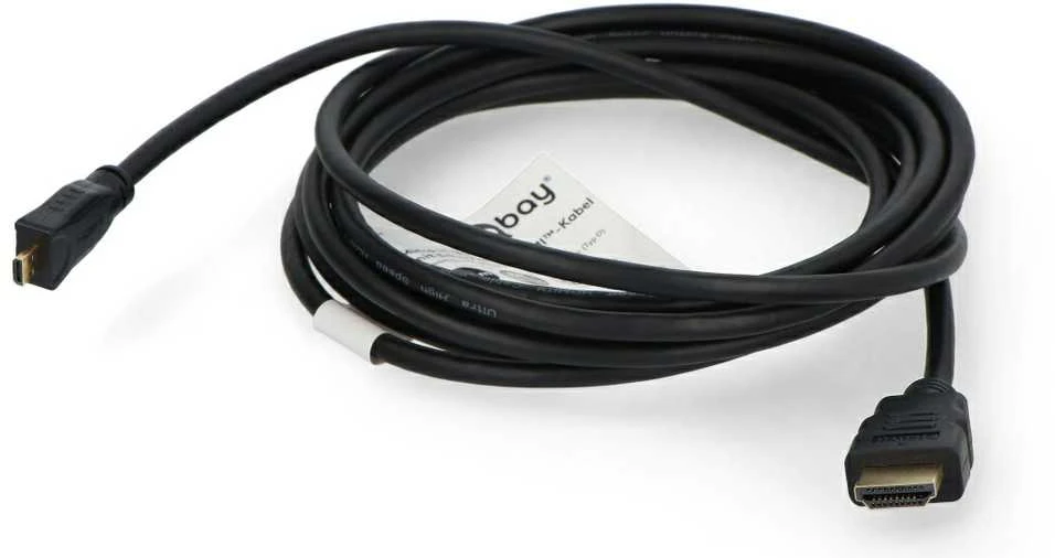 Mikro HDMI – HDMI 2.1 8K kabelis – 3 m – Goobay 74434