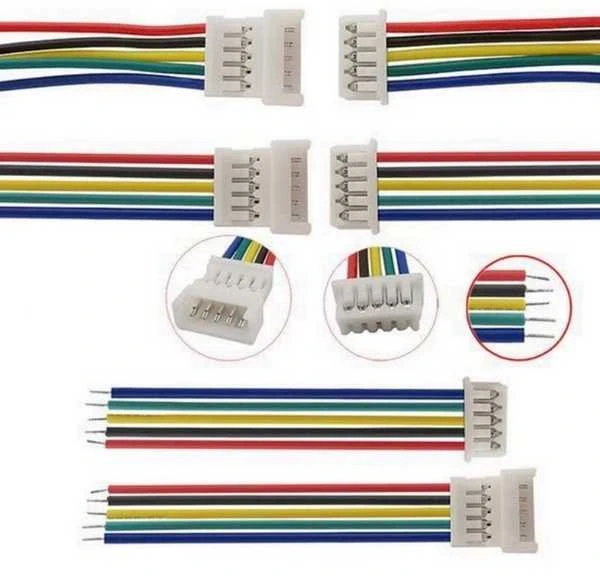 5 PIN JST 1.25mm jungtys su laidais