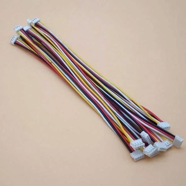 Spalvoti 3 PIN JST 1.25 mm laidai su antgaliais