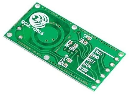 Mikrobangų judesio jutiklis - 4-28V - RCWL-0516 - Arduino jutiklis