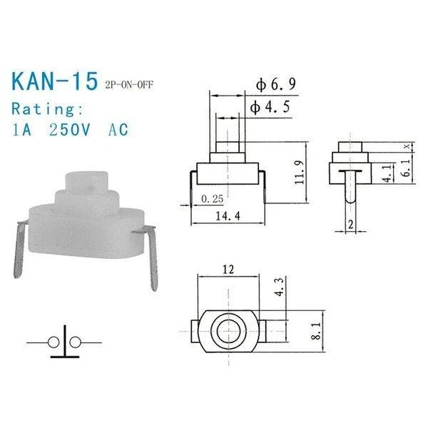 KAN-15 mikrojungiklio techninė schema