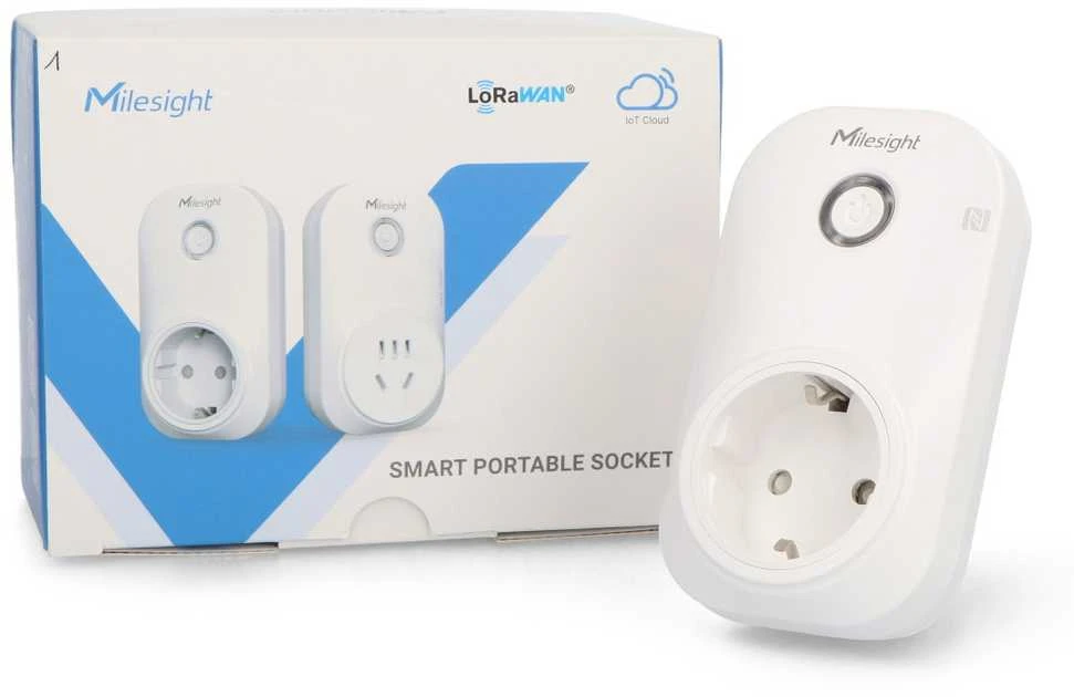 Milesight WS523 išmanusis LoRaWAN lizdas su energijos skaitikliu –