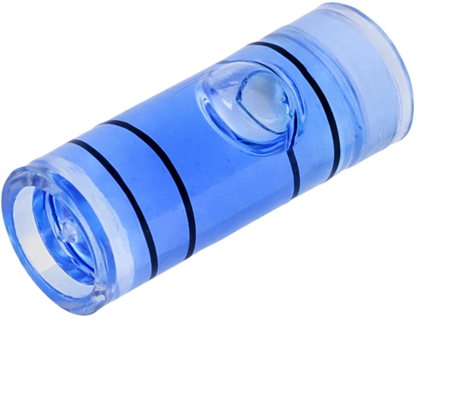 Mini buteliukas 6x15 mm mėlynas cilindrinis gulsčiukas