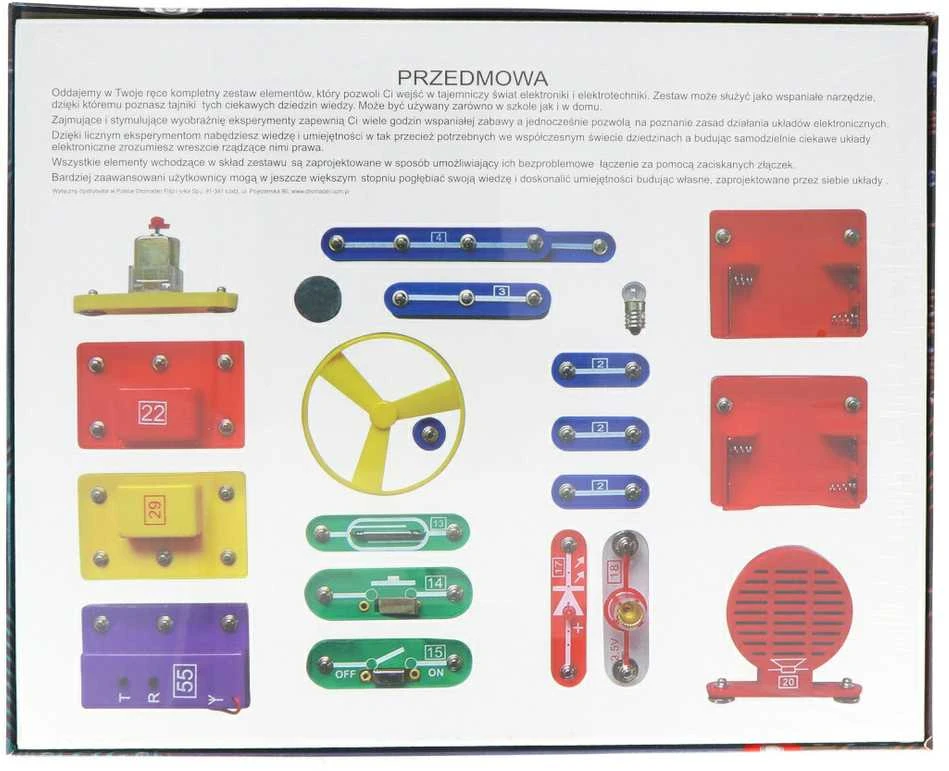 Mini elektronikos paslaptys + FM radijas 80 eksperimentų 59568 DROMADER