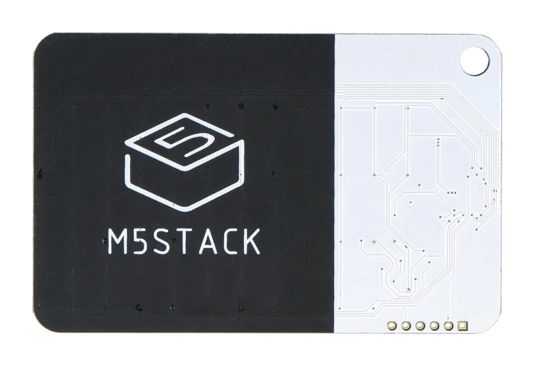 CardKB V1.1 plokštė – galinė pusė su M5Stack logotipu