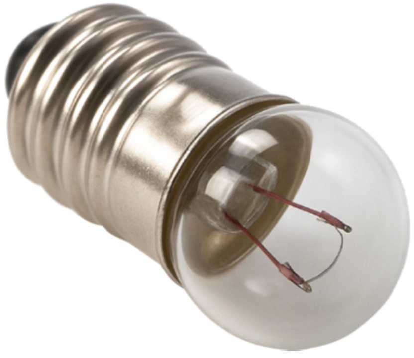 Oem Mini lemputė 1.5 V - šiltai balta - pasidaryk pats eksperimentams ir elektros grandinėms