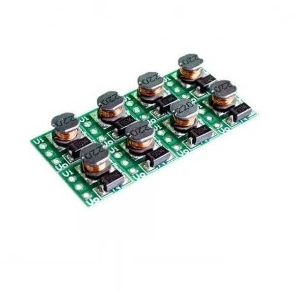 Oem Mini pakopinis stabilizuotas maitinimo modulis nuo 0.9-5V iki 5V - 11x11mm