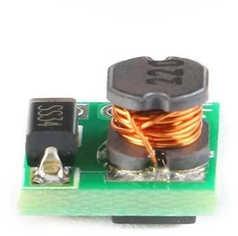 Oem Mini pakopinis stabilizuotas maitinimo modulis nuo 0.9-5V iki 5V - 11x11mm