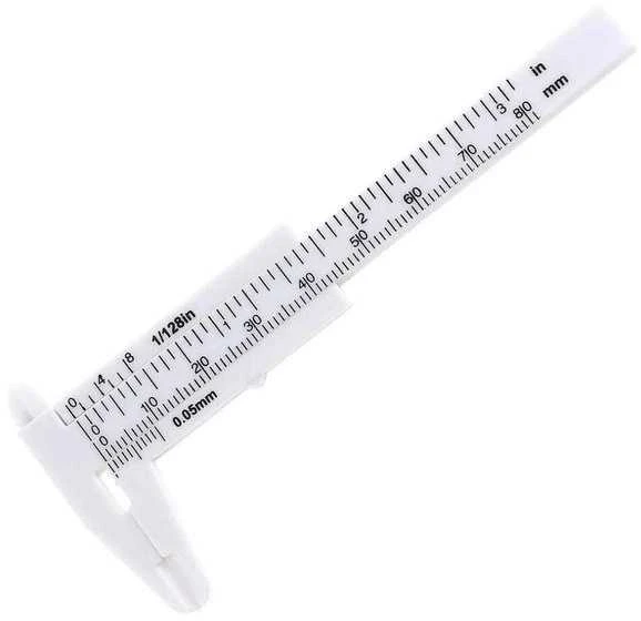 Oem Mini plastikinis suportas 0-80 mm - juodas - matavimo įrankis