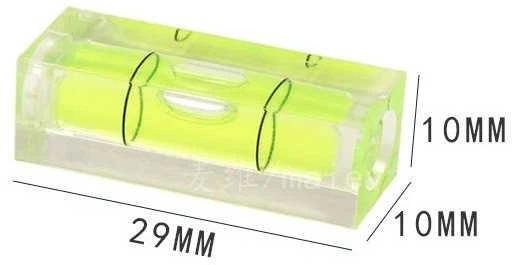 Oem Mini stačiakampis lygis -10x10x29mm - nešiojamas lygis